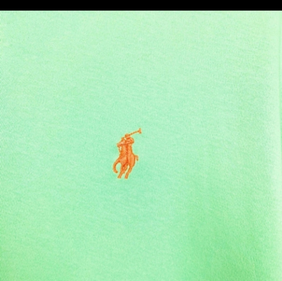 Lime green polo shirt - Picture 3 of 6